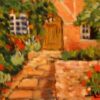 Cobblestone walkway